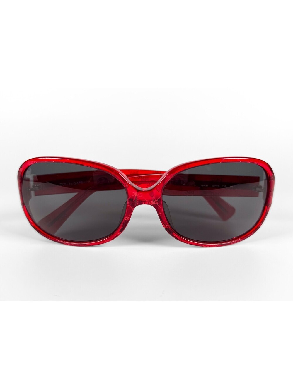 Dolce & Gabbana DG4158P 266187 Bordeaux On Red Sunglasses Aviator Grey Lens